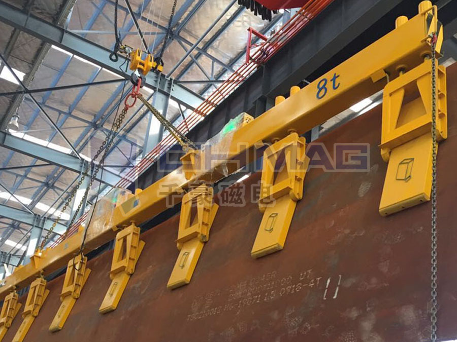 側(cè)吊鋼板用電永磁起重器|千豪磁電