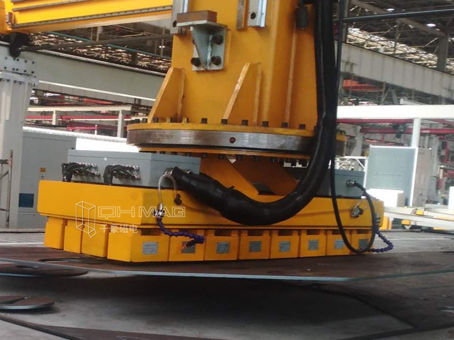 鋼板切割還能用電永磁吊具？