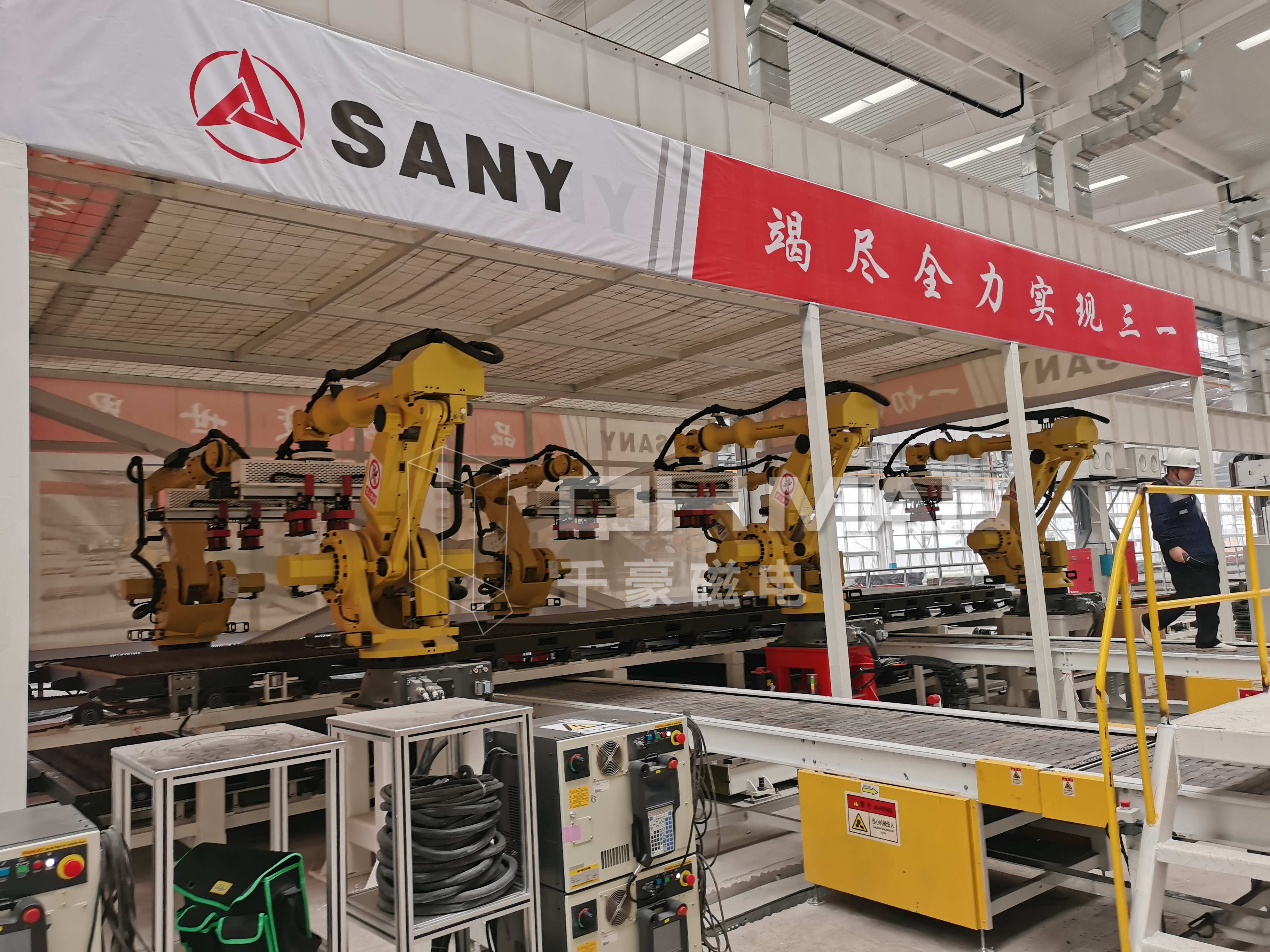 自動化電永磁鐵搬運(yùn)應(yīng)用—千豪磁電