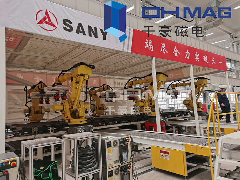 千豪電永磁吊具：重型裝備智能生產(chǎn)線的得力助手